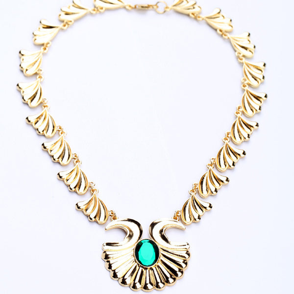 Venta al por mayor Collar colgante de flor hueca de aleación